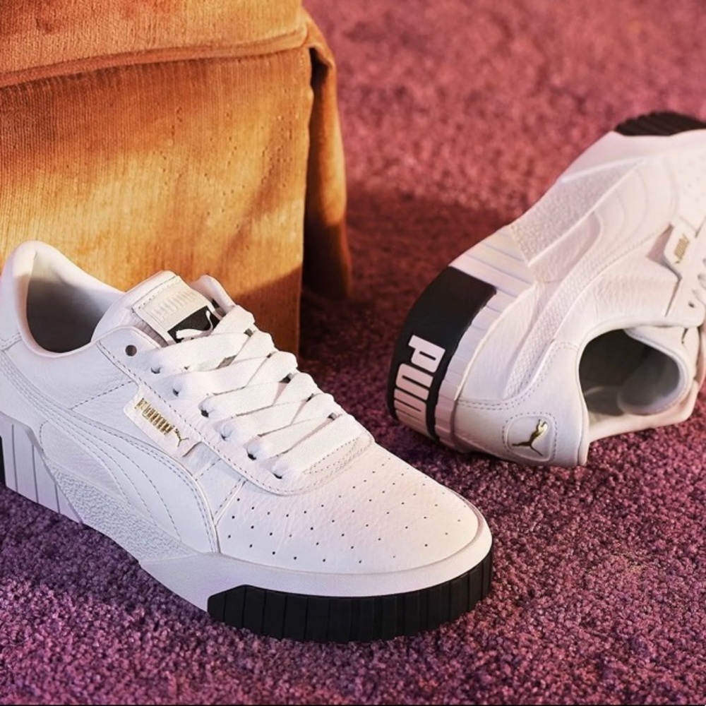 puma cali sneakers size 6 like new